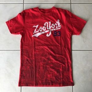 Zoo York ‘93 City Skyline Red T-Shirt Size Medium